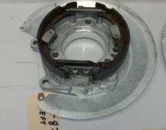 84 Corvette C4 Rear Backing Plate And Parking Brake Assembly Left